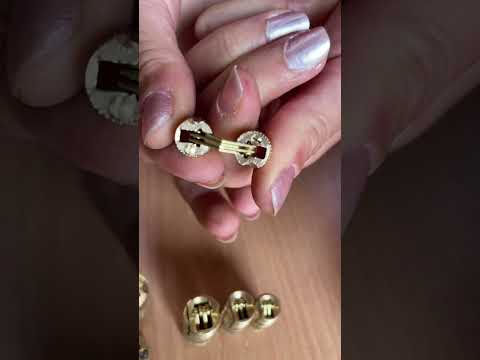 Häfele Einbohrband Zysa für unsichtbaren Anschlag Öffnungswinkel 180°, Messing matt 10 mm