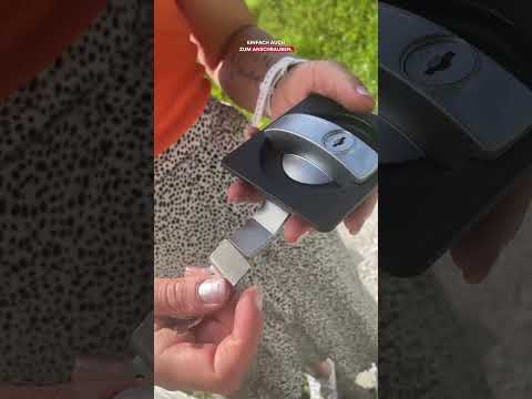 Siso Schließfachgriff M175 quadratisch, absperrbar, Schwarz / Schwarz