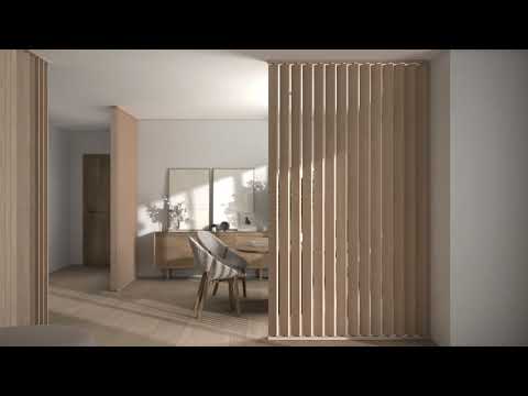 Siso Pivotscharnier für Raumteiler 360° drehbar mit Federmechanik inkl. Lager