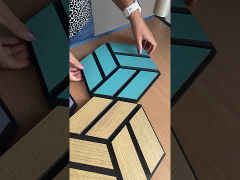 Neuhofer Akustikplatte HEXAGO zum Kleben, 2 Stück, Eiche furniert ABVERKAUF