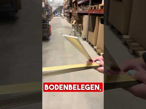 Alfer Übergangsprofil aus Aluminium Superflach selbstklebend 30 x 2 mm, silber eloxiert - 1000 mm